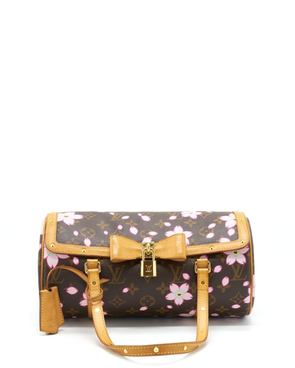 AAA Replica Louis Vuitton LV VINTAGE PAPILLON CHERRY BLOSSOM MONOGRAM CANVAS GHW