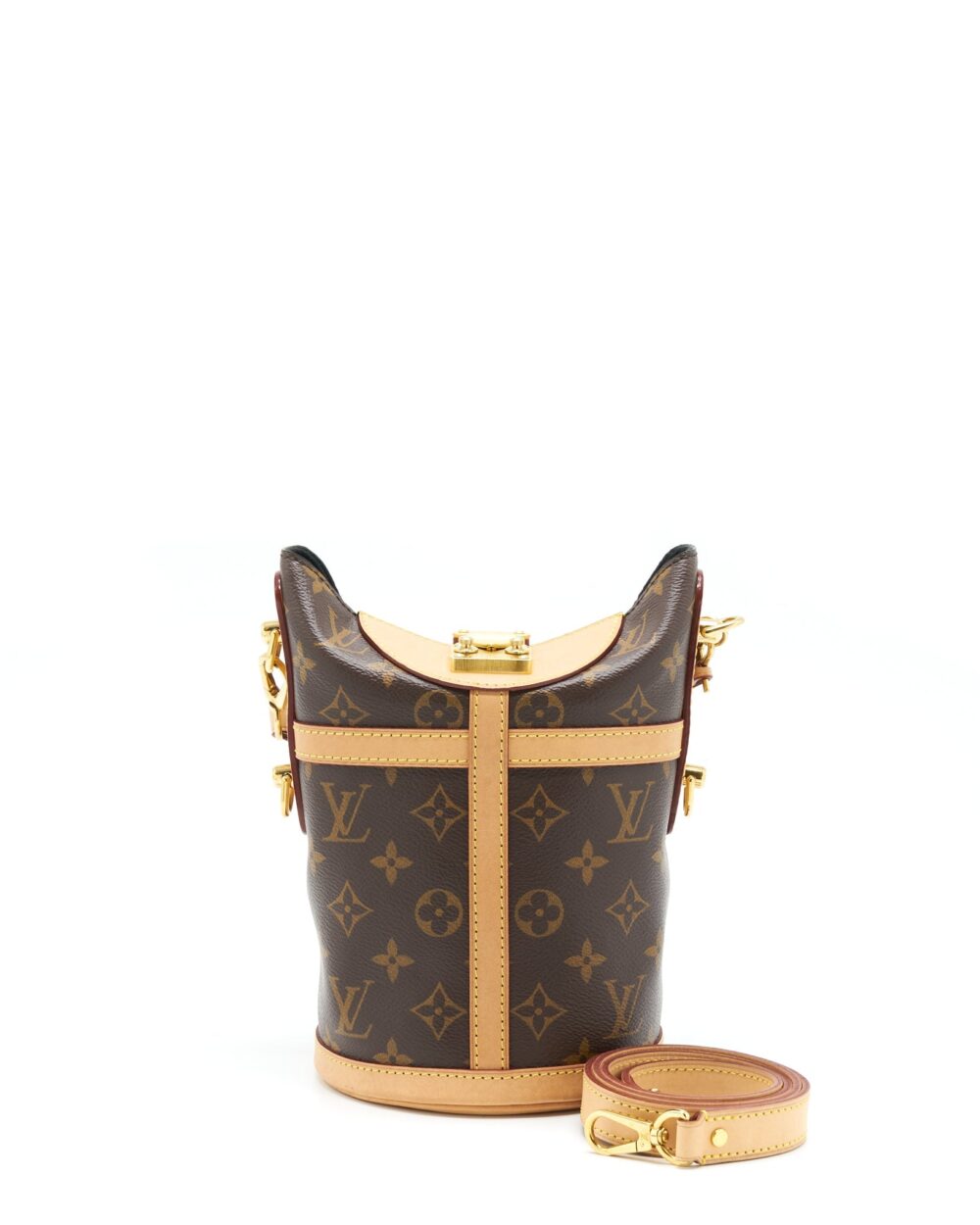 AAA Replica Louis Vuitton LV DUFFLE BAG MONOGRAM CANVAS GHW
