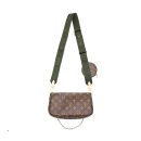 AAA Replica Louis Vuitton LV MULTI POCHETTE MONOGRAM ACCESSORIES KHAKI STRAP