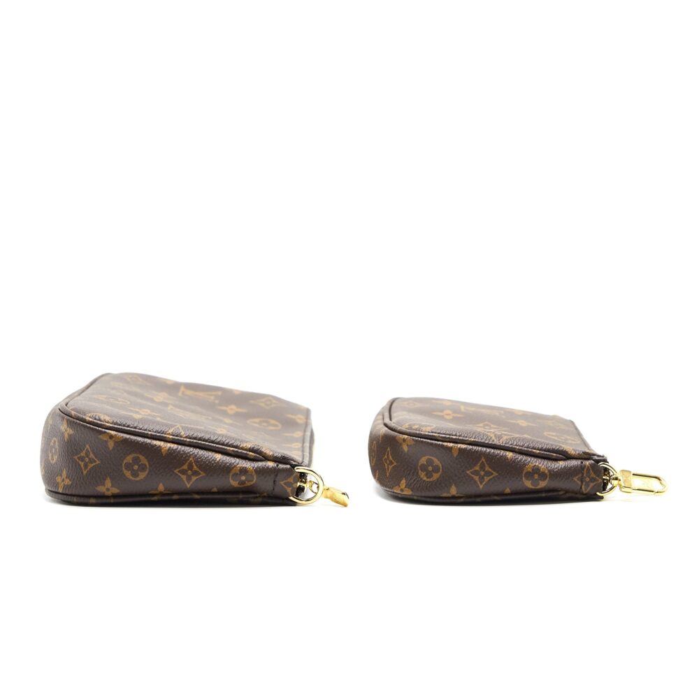 AAA Replica Louis Vuitton LV MULTI POCHETTE ACCESSORIES MONOGRAM KHAKI STRAP