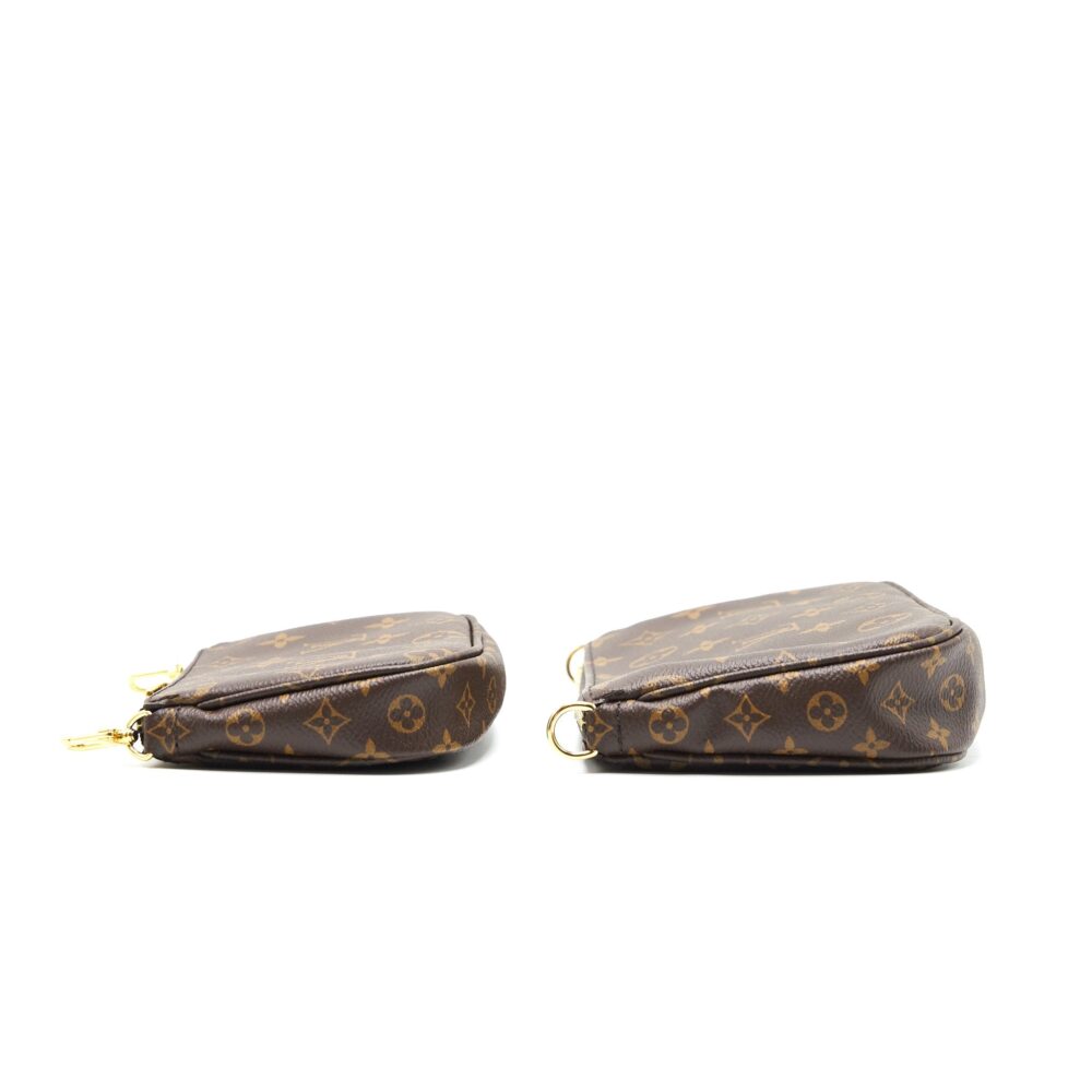 AAA Replica Louis Vuitton LV MULTI POCHETTE ACCESSORIES MONOGRAM KHAKI STRAP
