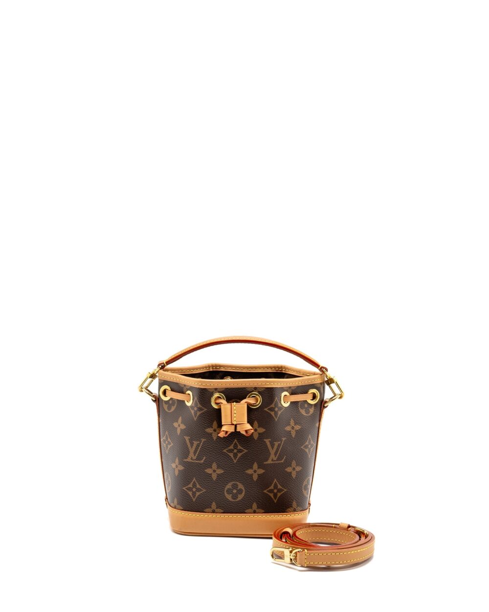 AAA Replica Louis Vuitton LV NANO NOE MONOGRAM CANVAS GHW