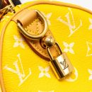 AAA Replica Louis Vuitton LV SPEEDY P9 BANDOULIÈRE 25 MONOGRAM SOFT CALFSKIN JAUNE MAT GHW