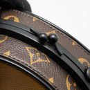 AAA Replica Louis Vuitton LV BOURSICOT CHAIN BAG REVERSE MONOGRAM CANVAS/LEATHER BLACK HARDWARE