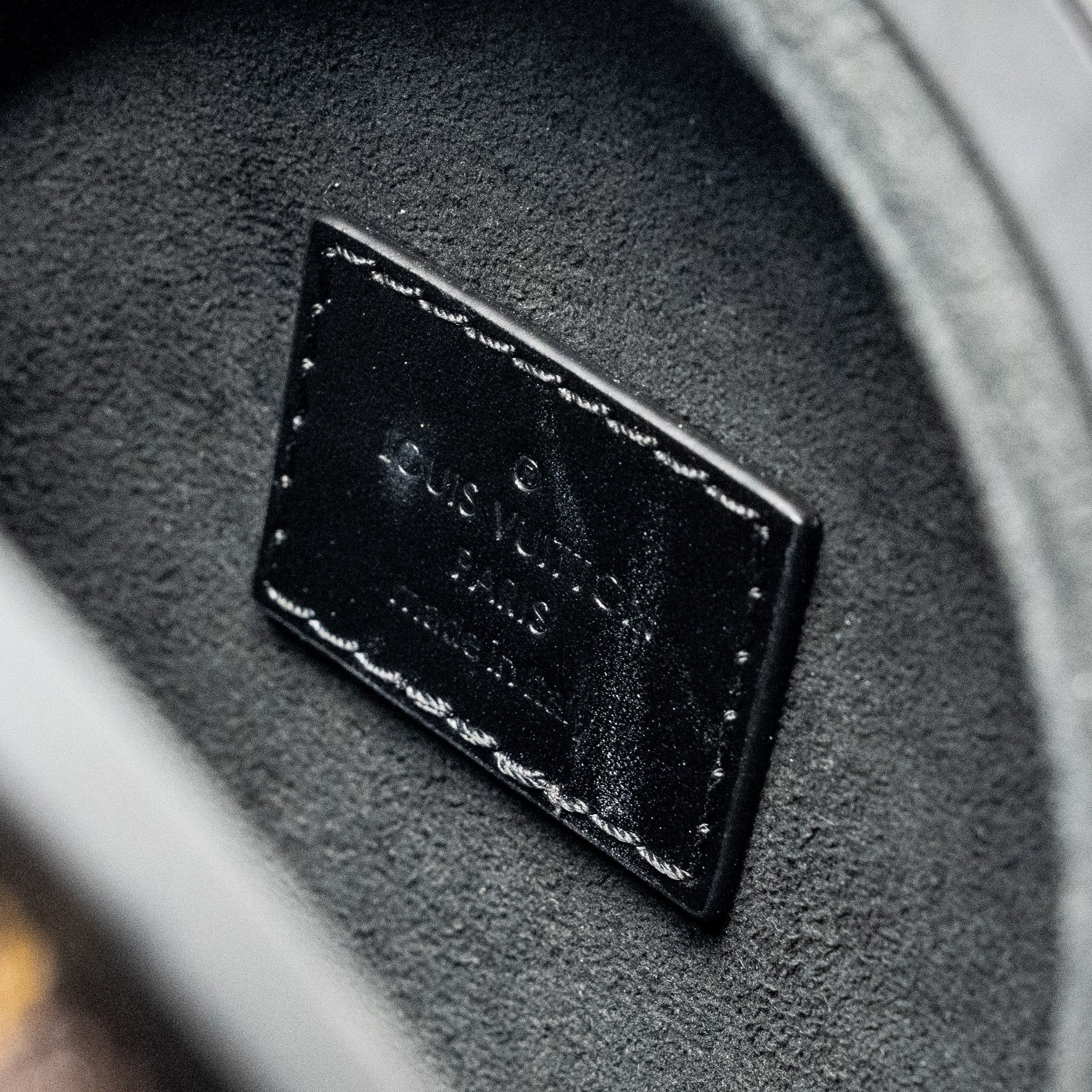AAA Replica Louis Vuitton LV BOURSICOT CHAIN BAG REVERSE MONOGRAM CANVAS/LEATHER BLACK HARDWARE