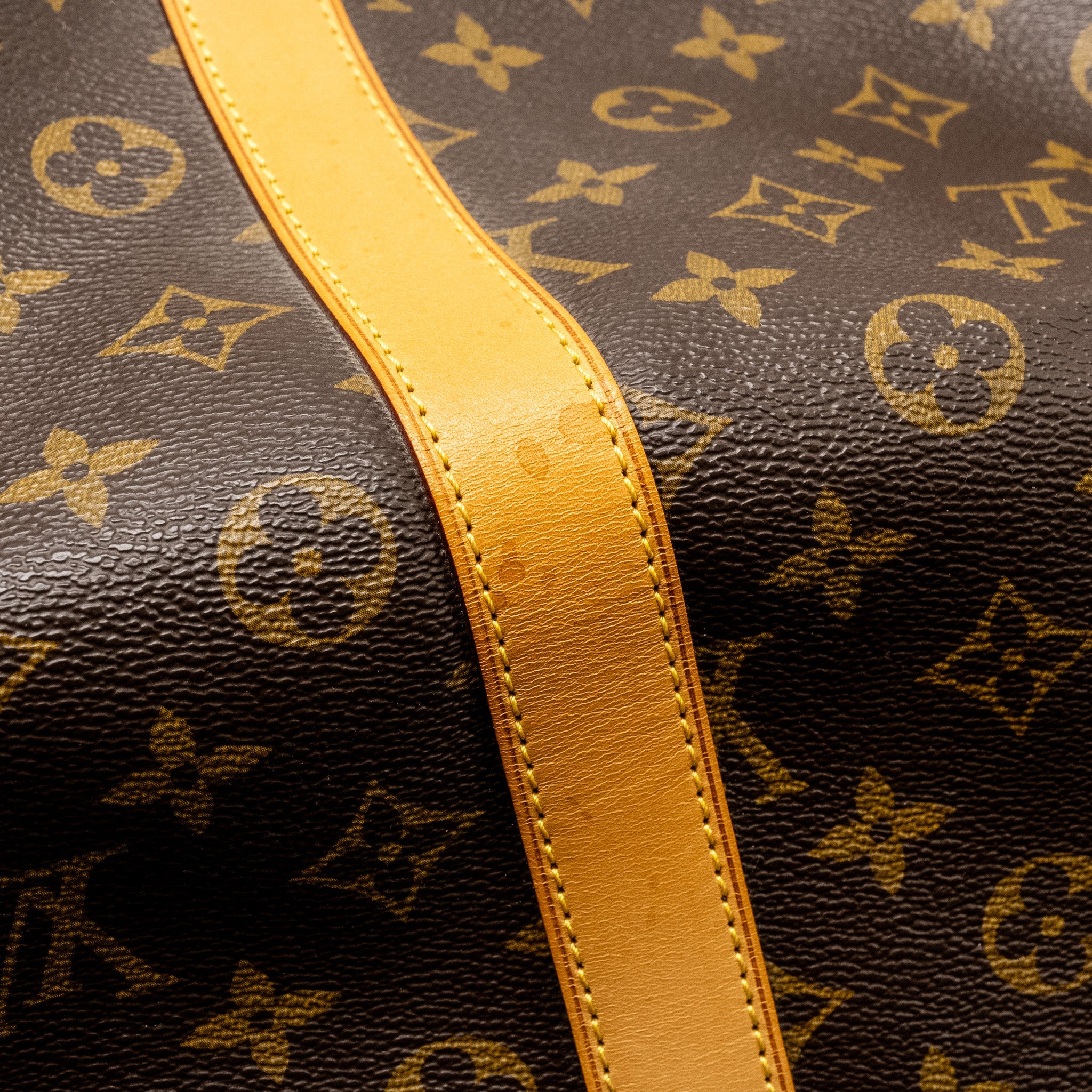 AAA Replica Louis Vuitton LV KEEPALL 55 MONOGRAM CANVAS GHW