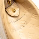 AAA Replica Louis Vuitton LV VERNIS BREA MM PATENT MONOGRAM BEIGE GHW