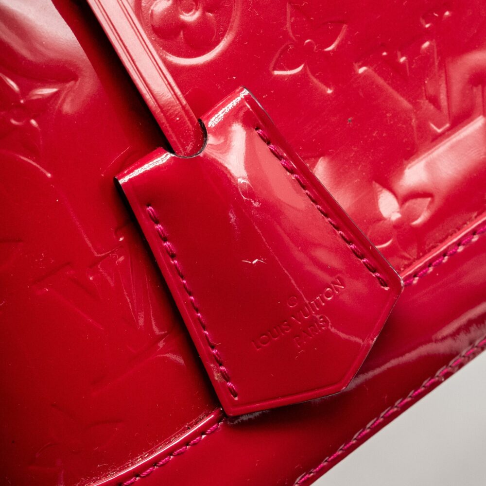 AAA Replica Louis Vuitton LV ALMA BB PATENT RED GHW