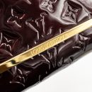 AAA Replica Louis Vuitton LV ROSSMORE MM MONOGRAM VERNIS AMARANTE GHW