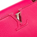 AAA Replica Louis Vuitton LV CAPUCINES TAURILLON HOT PINK SHW