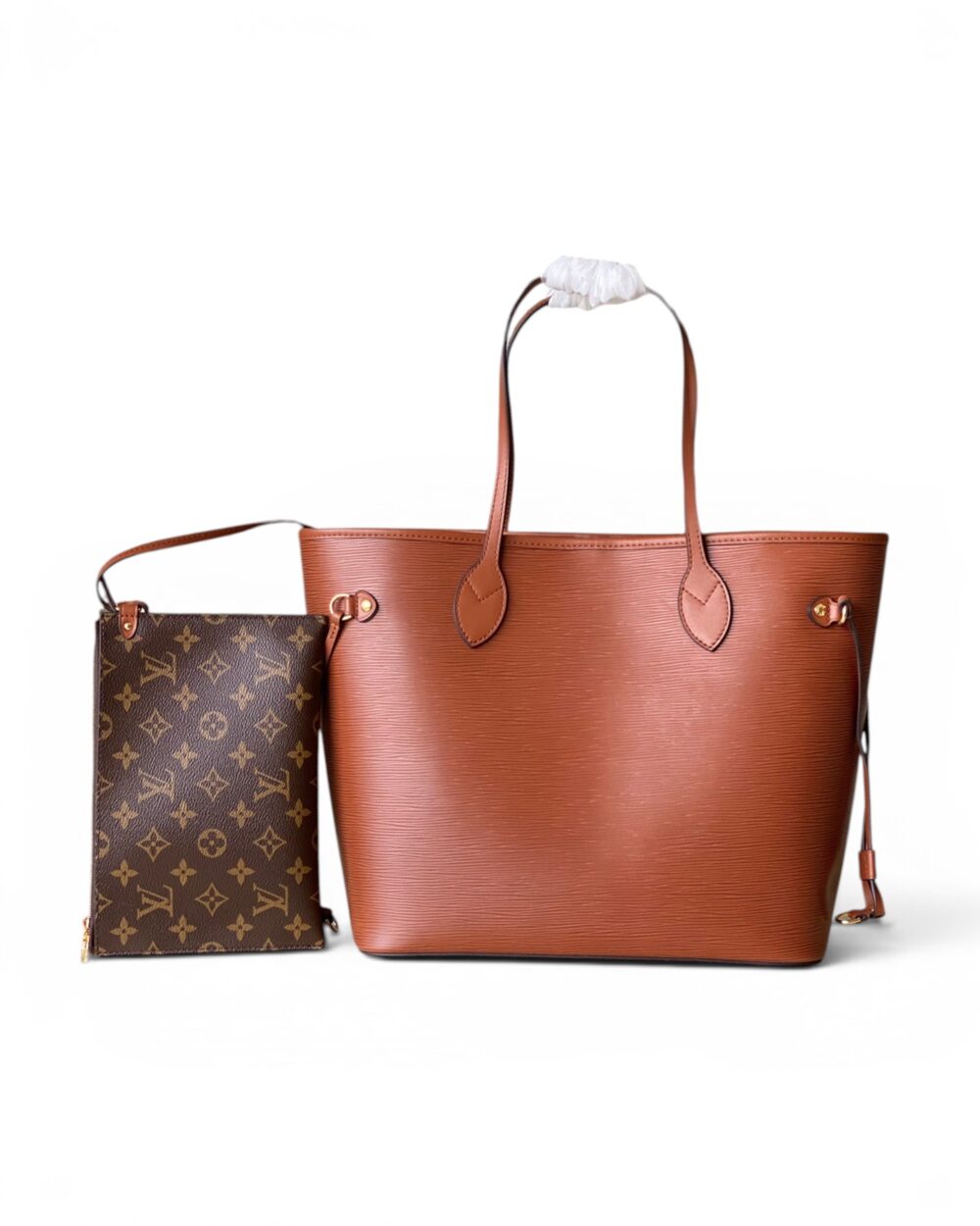 AAA Replica Louis Vuitton LV Neverfull MM Epi Cognac Brown M12467