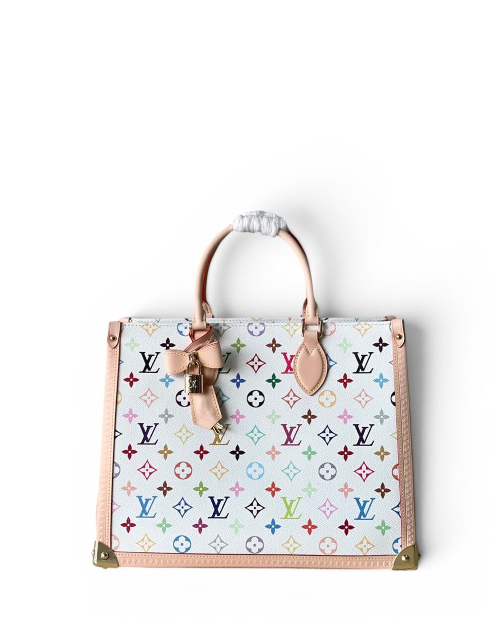 AAA Replica Louis Vuitton LV OnTheGo MM LVxTM Multicolore White M13079