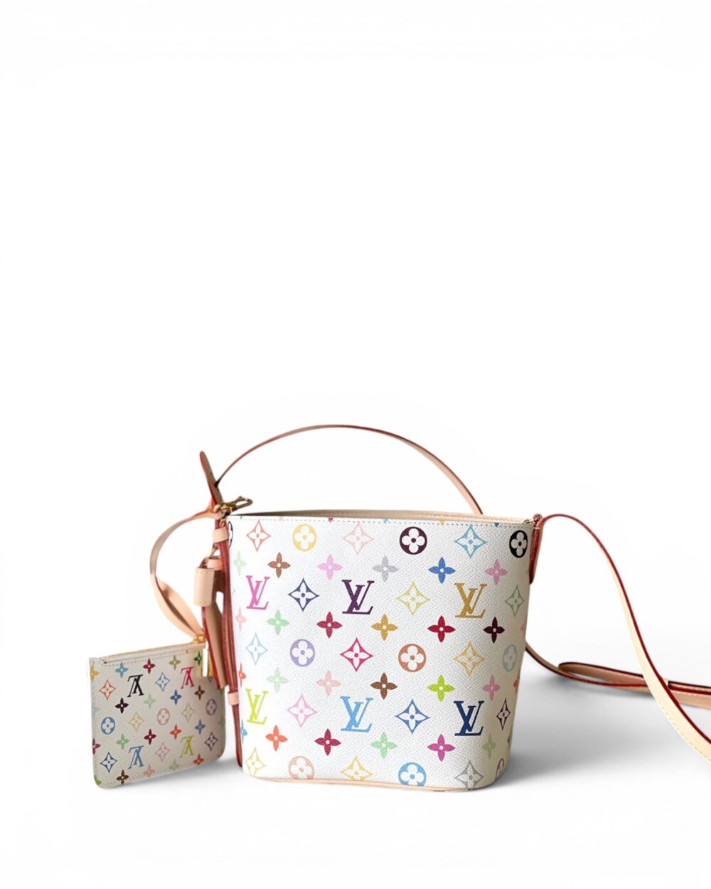AAA Replica Louis Vuitton LV All In BB LVxTM Multicolore White M13089