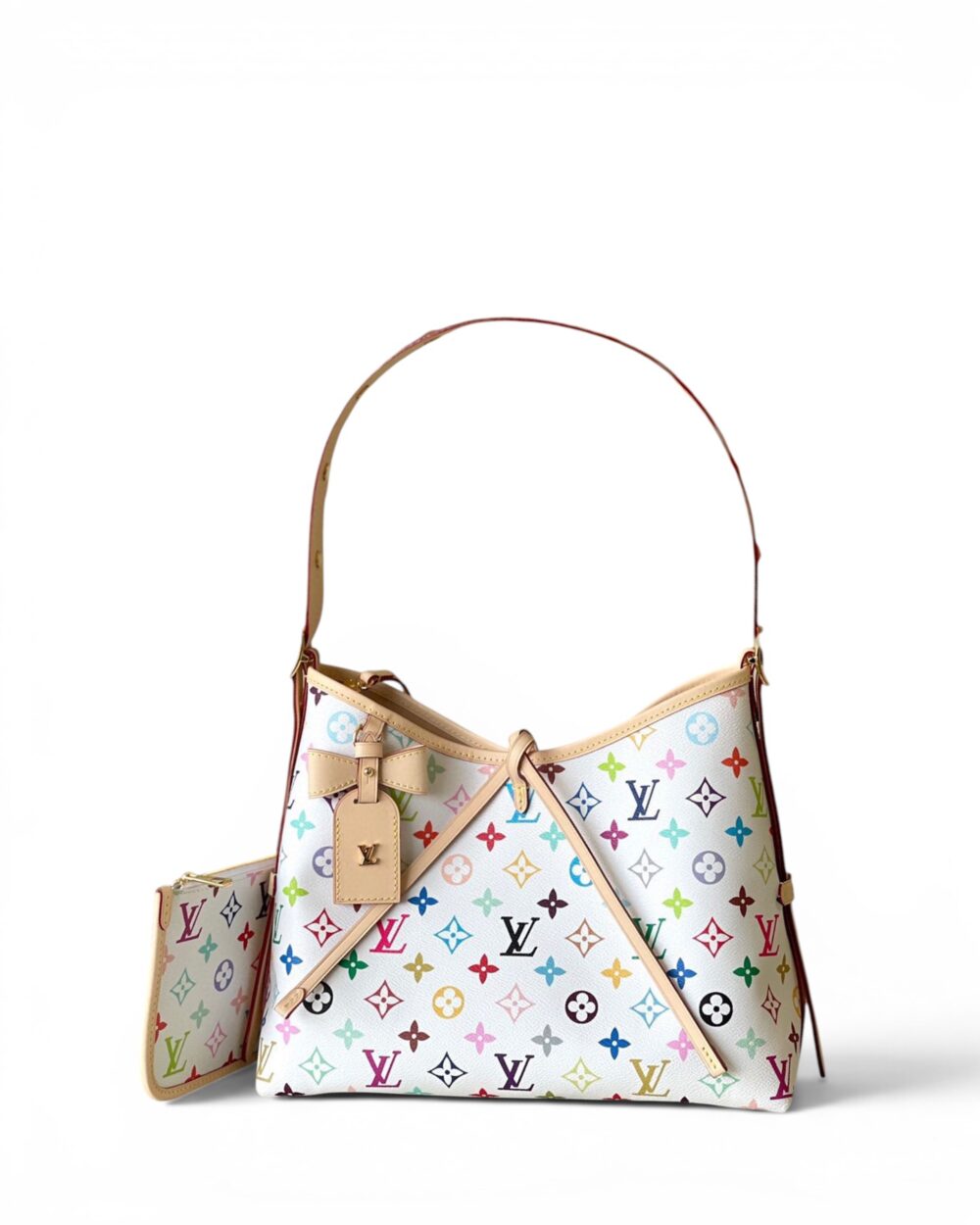 AAA Replica Louis Vuitton LV CarryAll PM LVxTM Multicolore White M13661