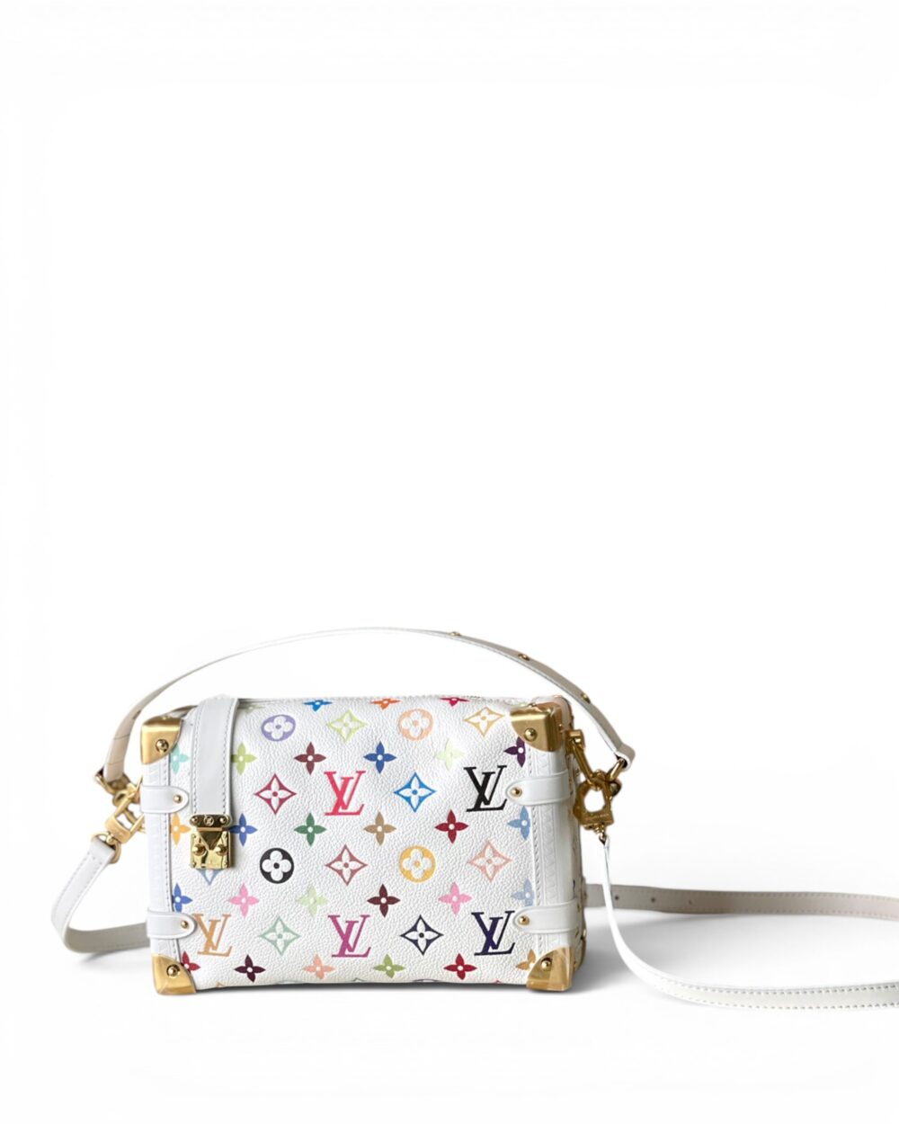 AAA Replica Louis Vuitton LV Side Trunk MM LVxTM Multicolore White M14046