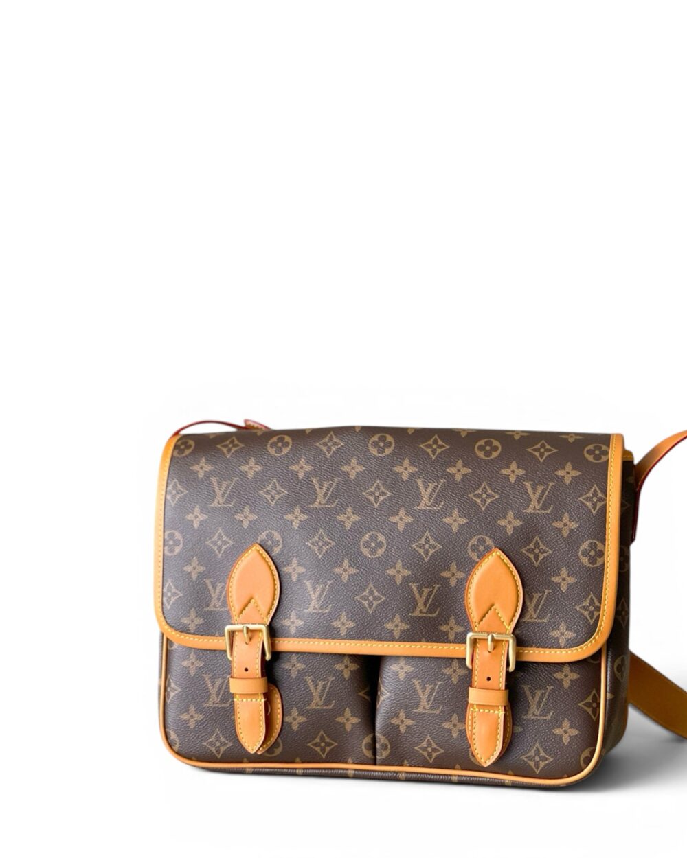 AAA Replica Louis Vuitton LV Satchel Messenger Monogram Classic Brown M14723