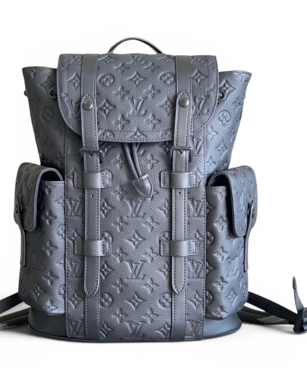 AAA Replica Louis Vuitton LV Christopher Backpack Taurillon Monogram Grey M20899