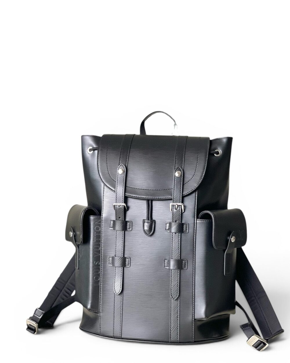 AAA Replica Louis Vuitton LV Christopher MM Epi XL Black M24326