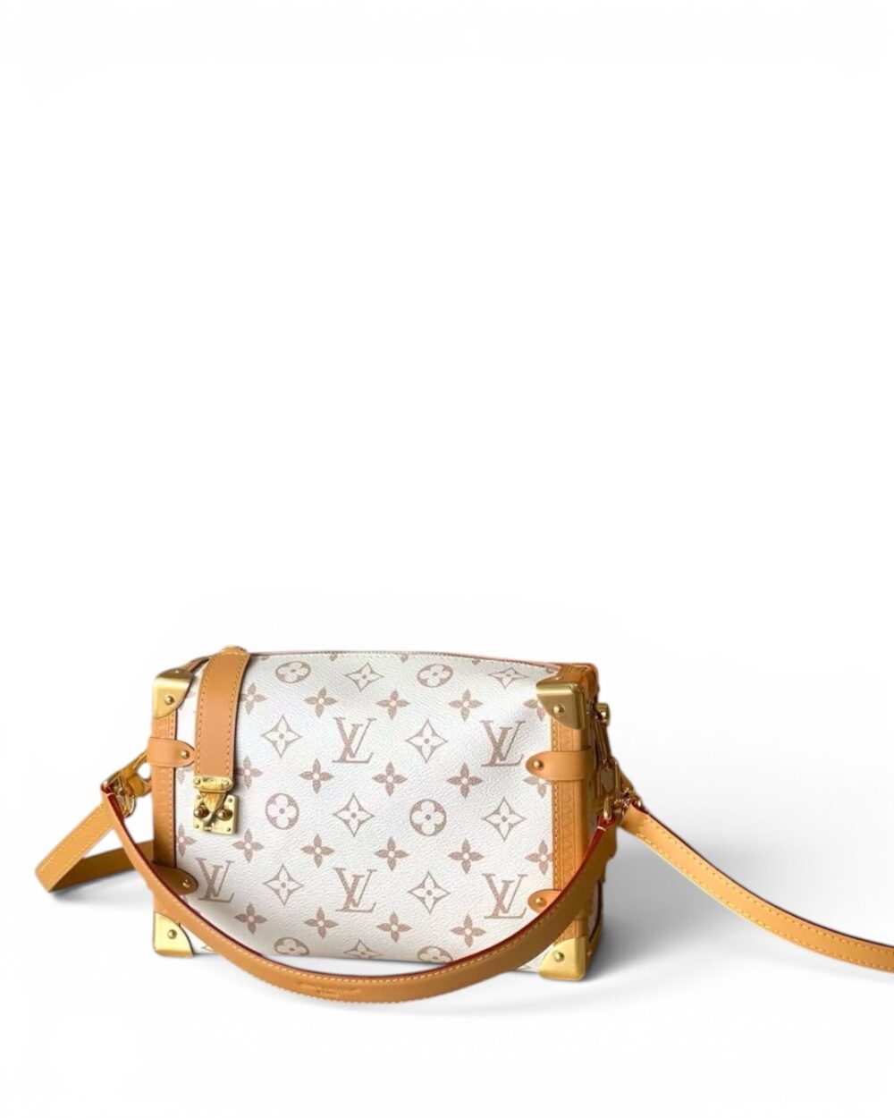 AAA Replica Louis Vuitton LV Side Trunk MM Monogram Creme M26287