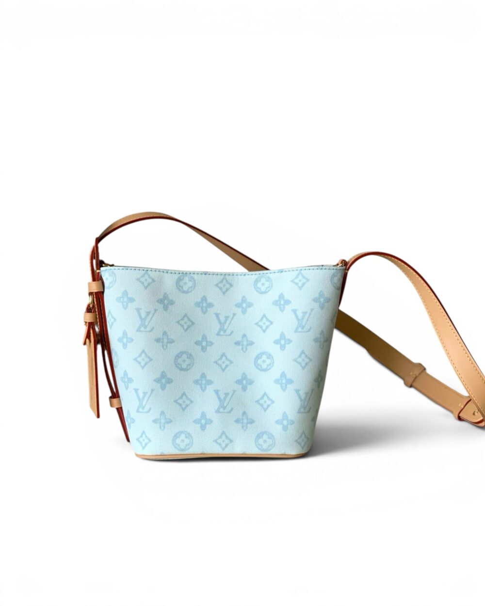 AAA Replica Louis Vuitton LV All In BB Monogram Origine Bleu Courrier M27529