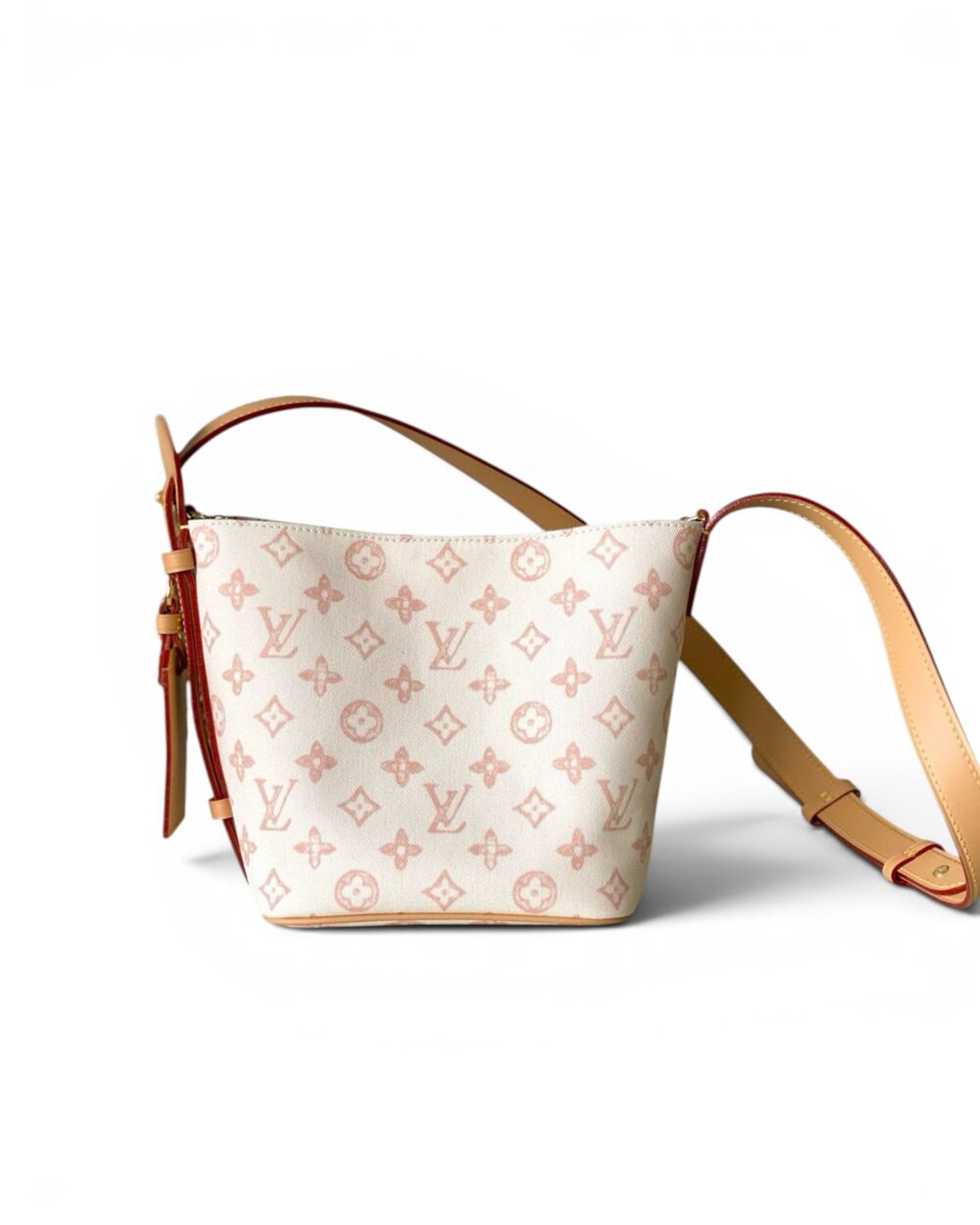 AAA Replica Louis Vuitton LV All In BB Monogram Cream Rose M28335