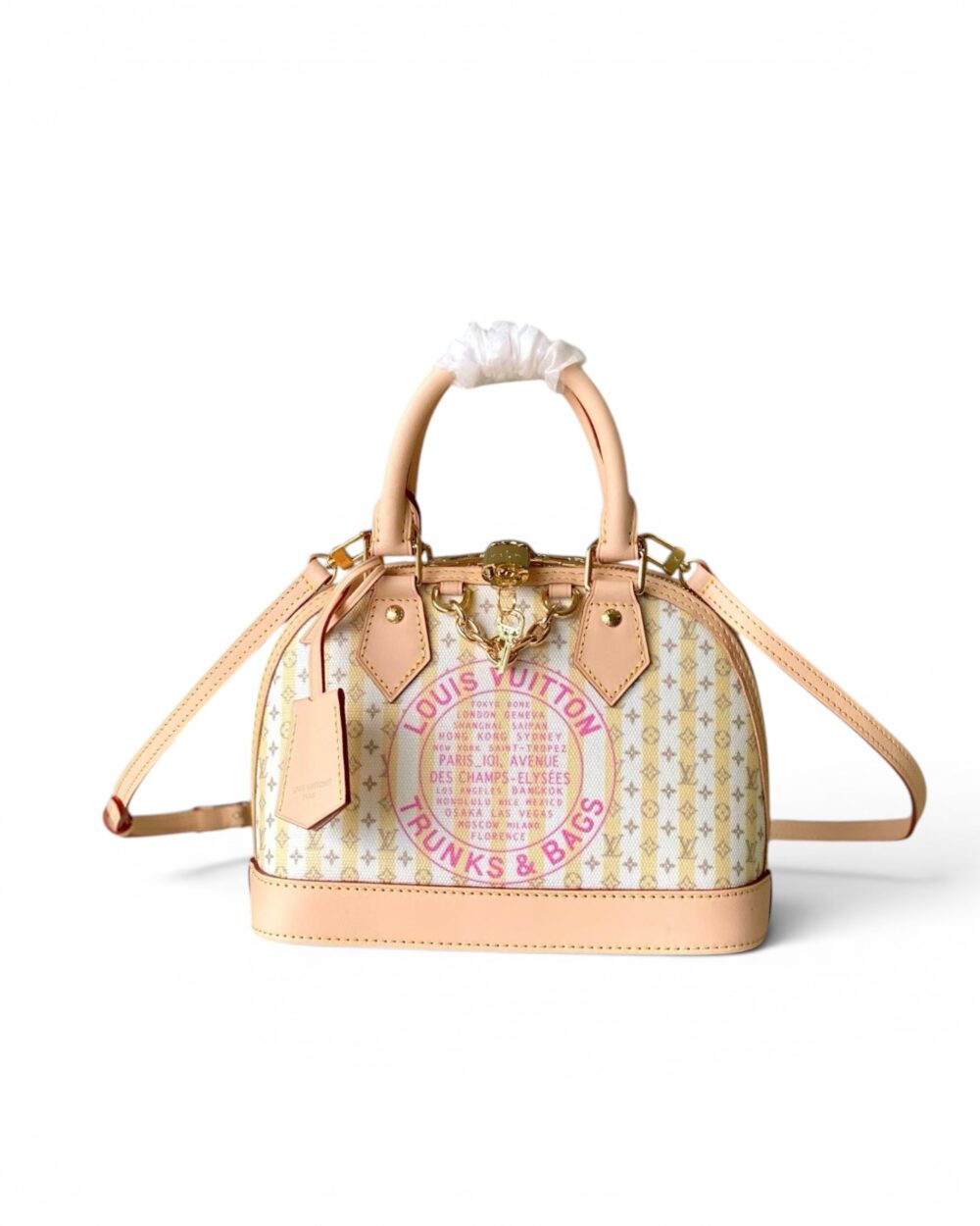 AAA Replica Louis Vuitton LV Alma BB LV Stamp Monogram M28672