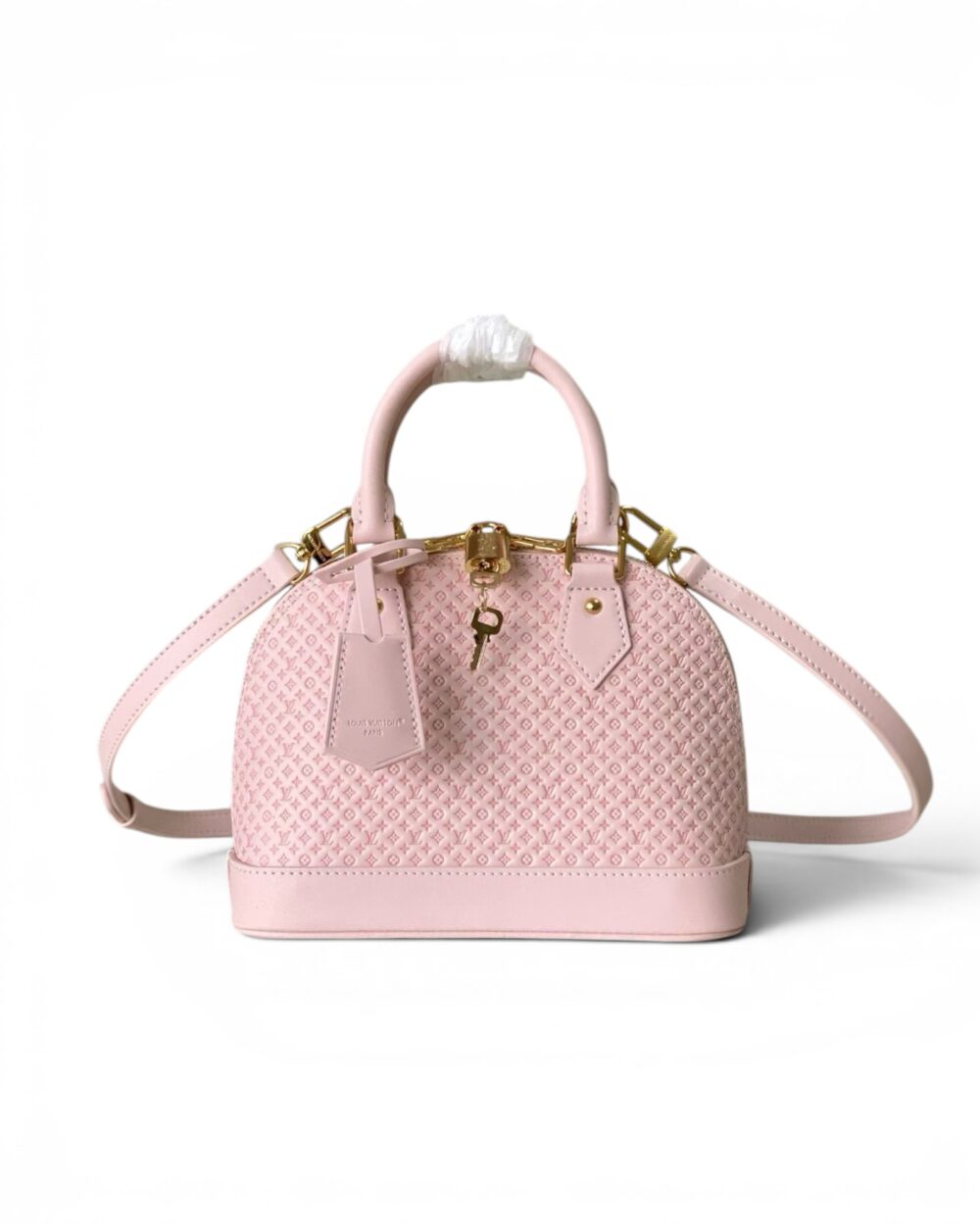AAA Replica Louis Vuitton LV Alma BB Minigram Pink M29416
