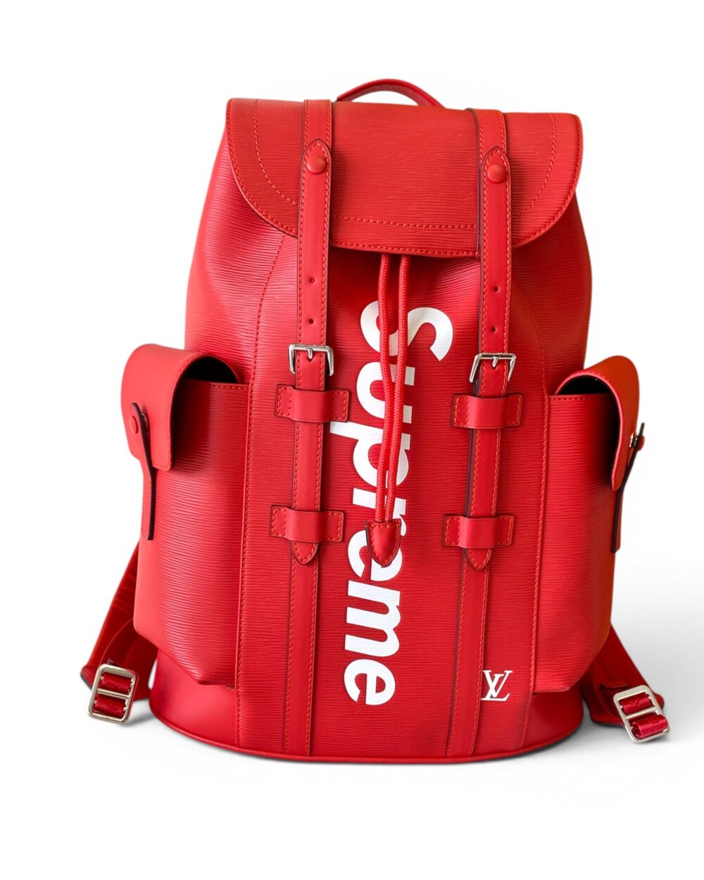 AAA Replica Louis Vuitton LV Christopher MM Epi XL Red M41079