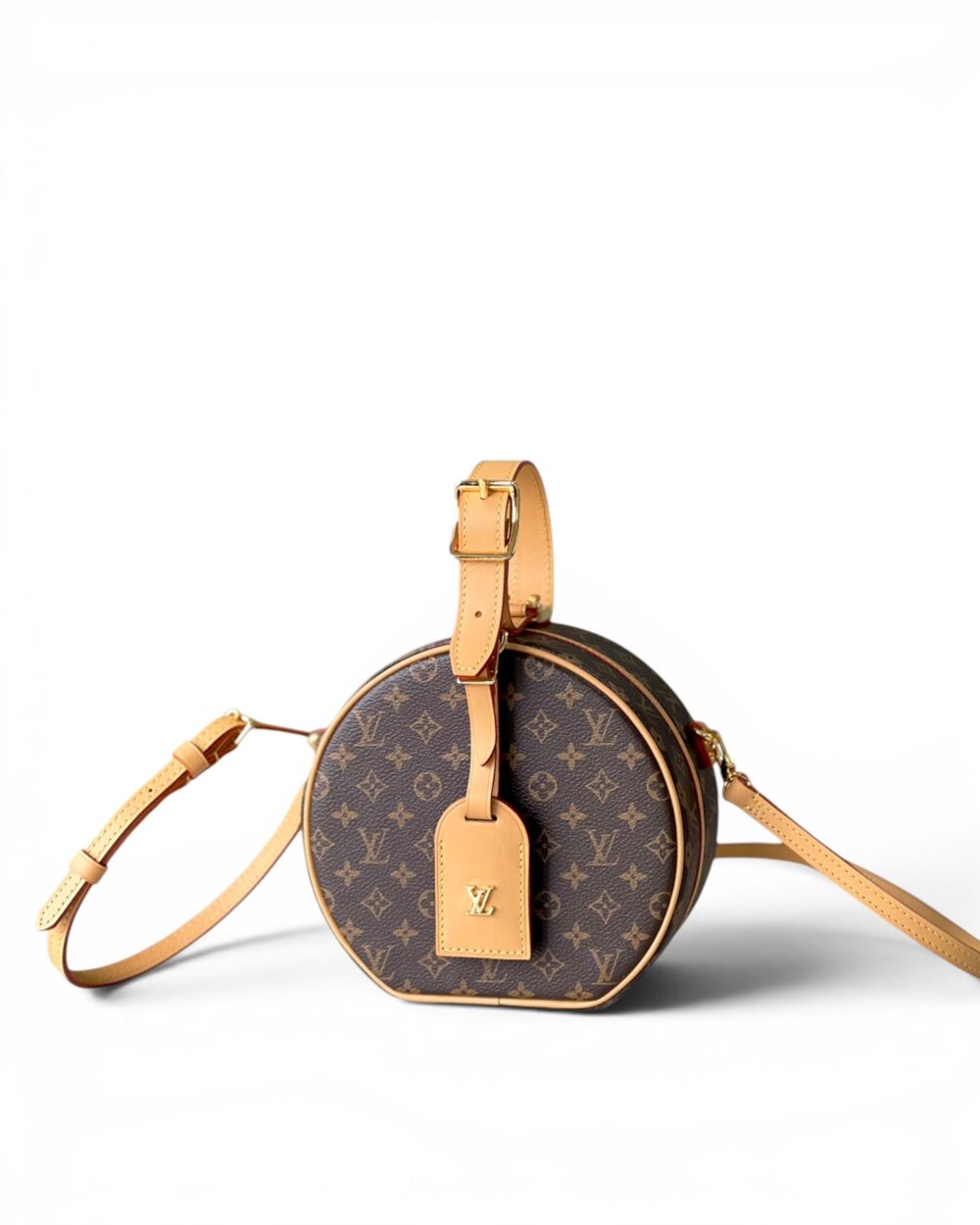 AAA Replica Louis Vuitton LV Petite Boite Chapeau Monogram Classic Brown M43514