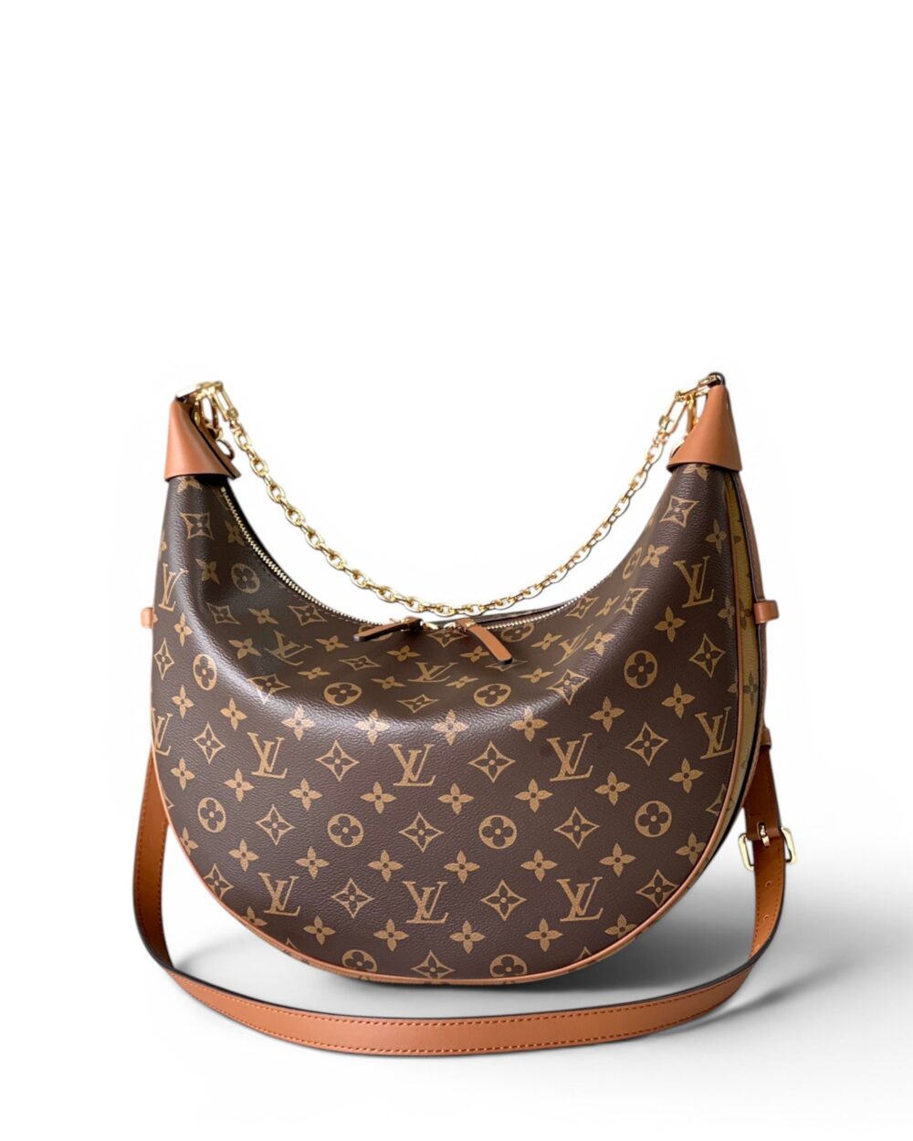 AAA Replica Louis Vuitton LV Loop Hobo Monogram Classic Brown M46311
