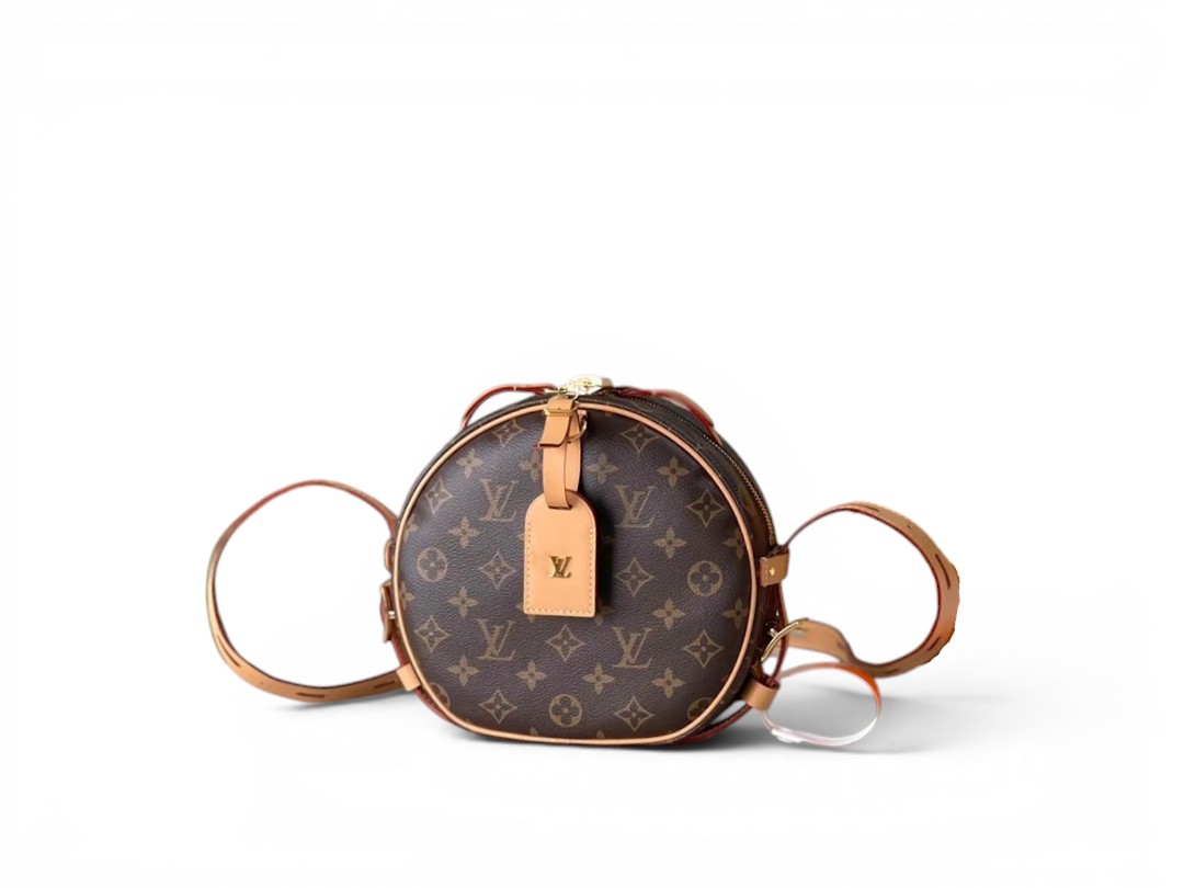 AAA Replica Louis Vuitton LV Boite Chapeau Souple MM Monogram Classic Brown M52294