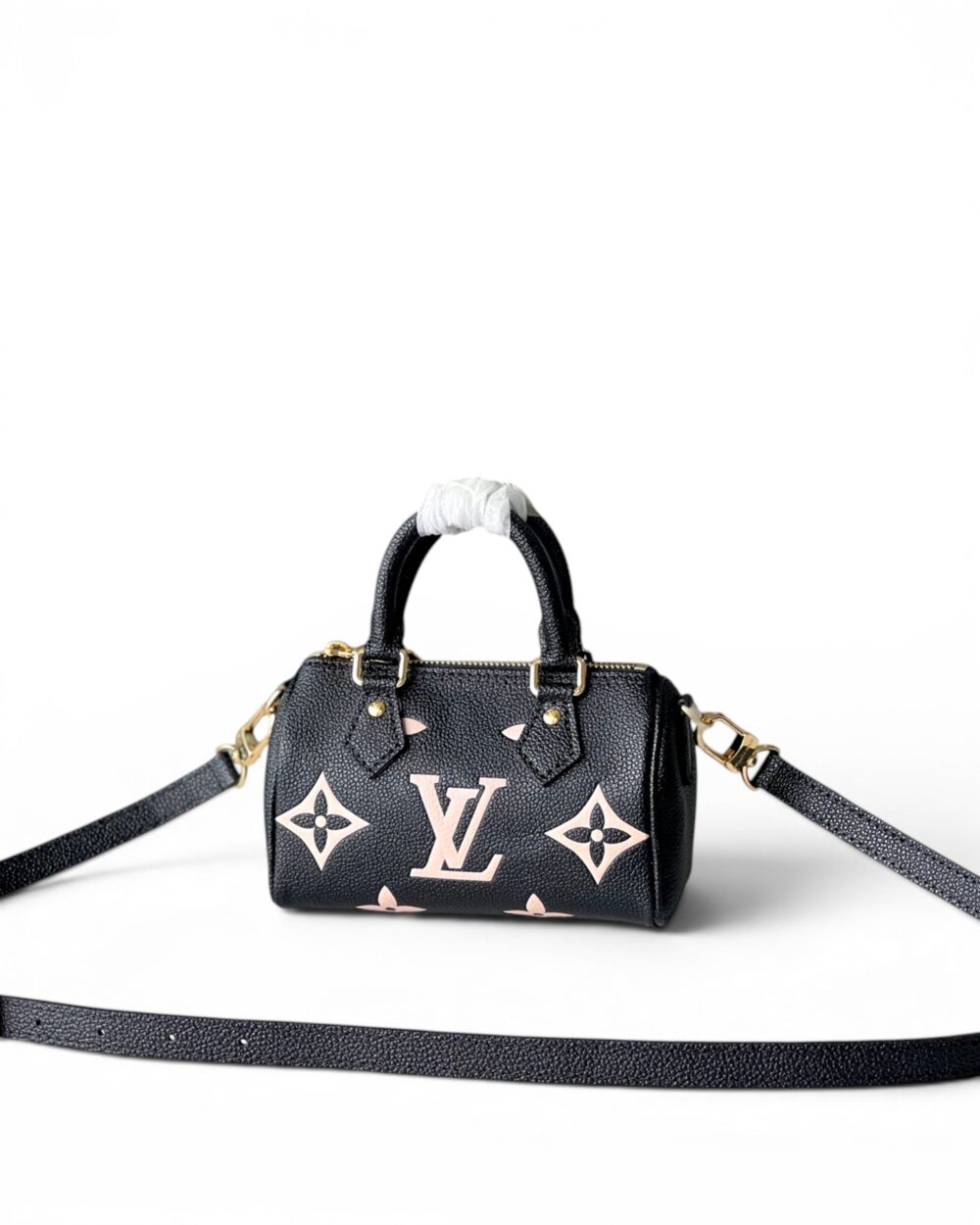 AAA Replica Louis Vuitton LV Nano Speedy Monogram Empreinte Bicolor M81456