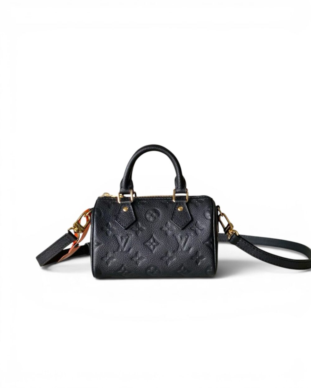 AAA Replica Louis Vuitton LV Nano Speedy Monogram Empreinte Black M82450